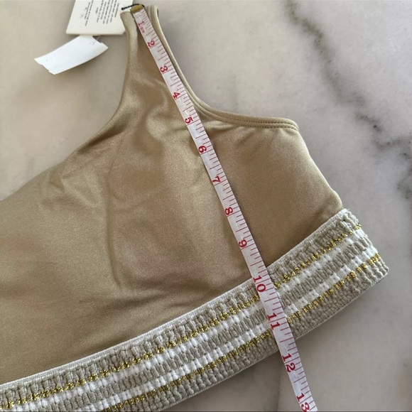 Peixoto Zoni One Shoulder Bikini Top Size S - Picture 5 of 6